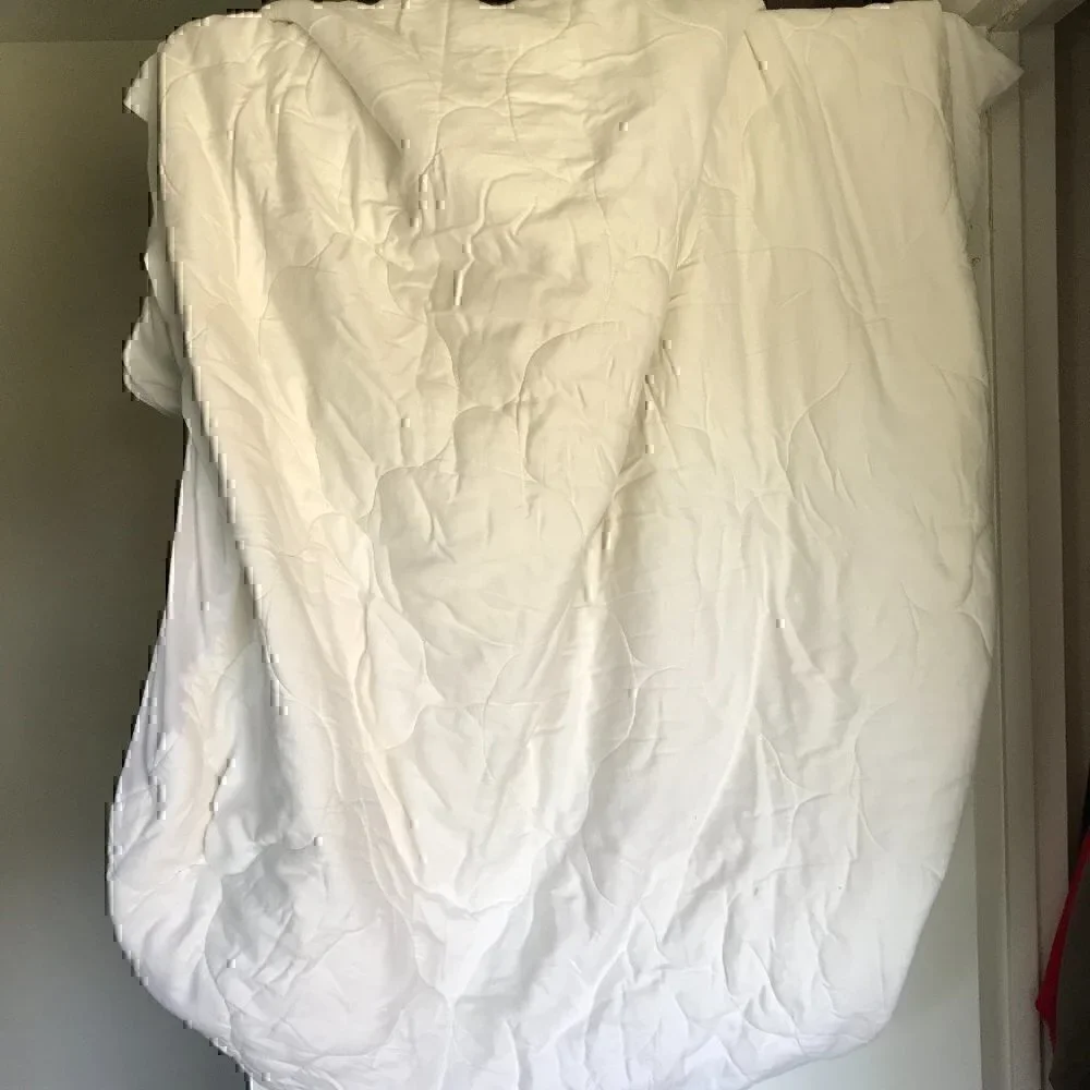 White Full/Twin Size Mattress Topper